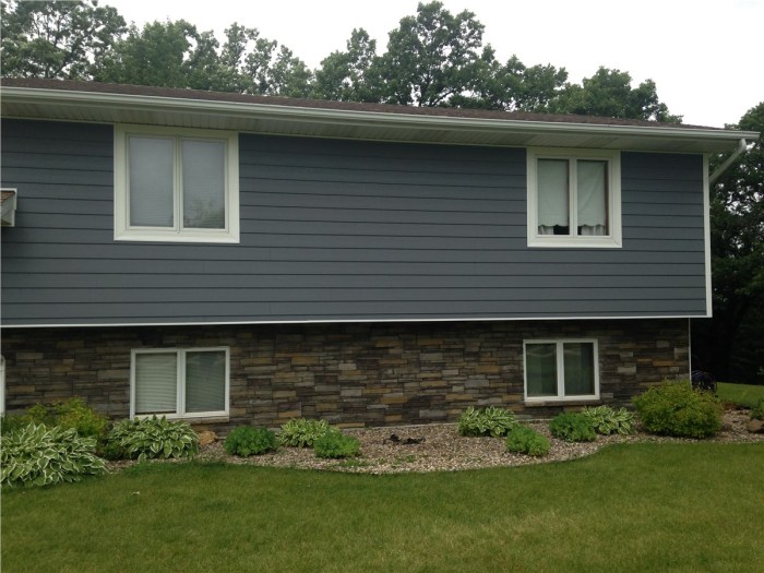 Composite wood siding for houses
