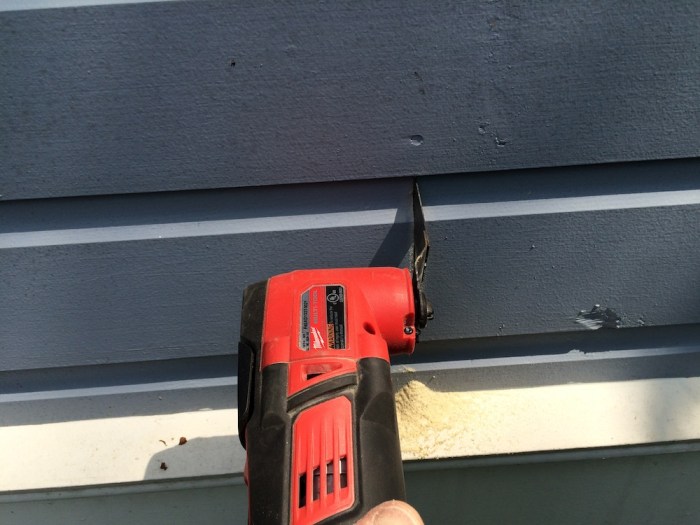 Replacing clapboard siding