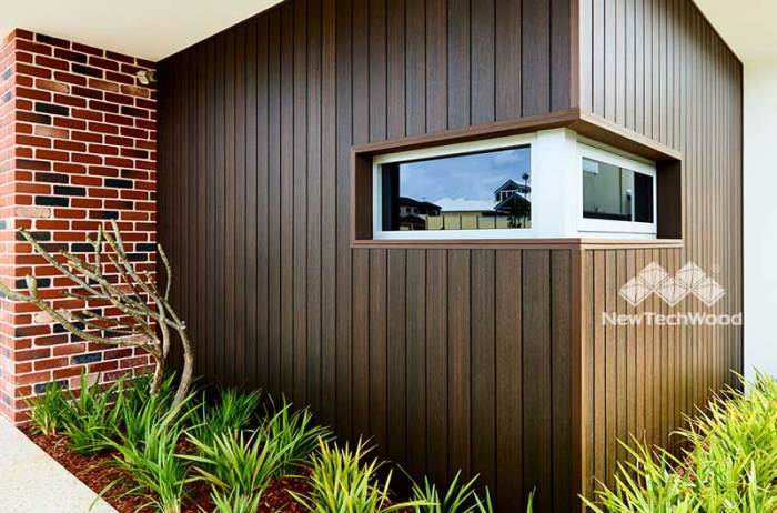 Composite wood siding for houses