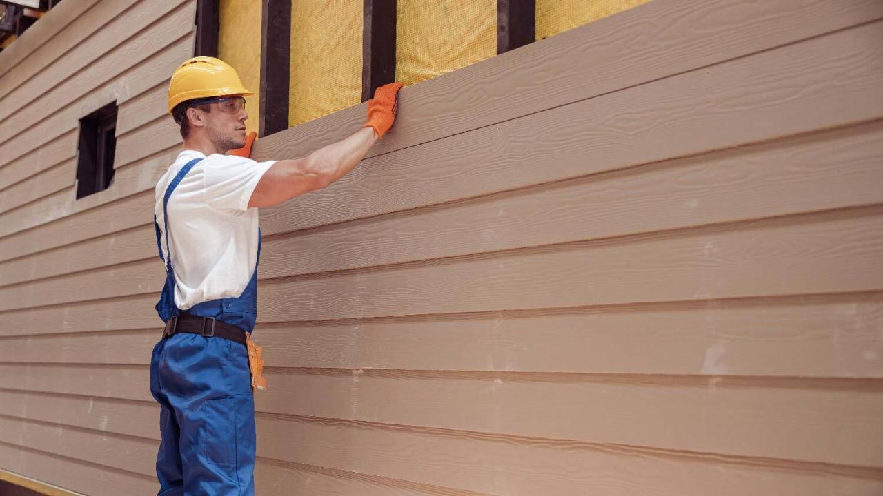 Installing engineered wood siding