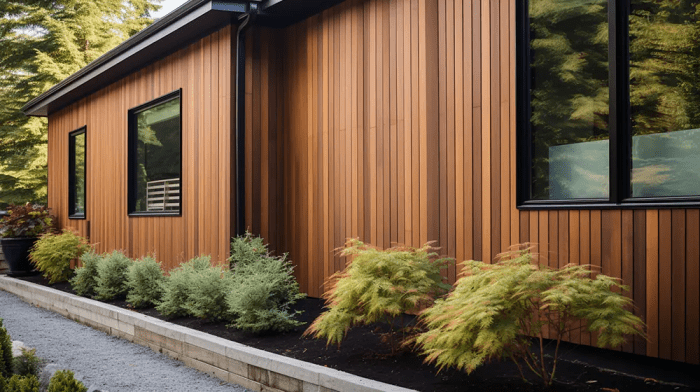 Engineered wood shiplap siding